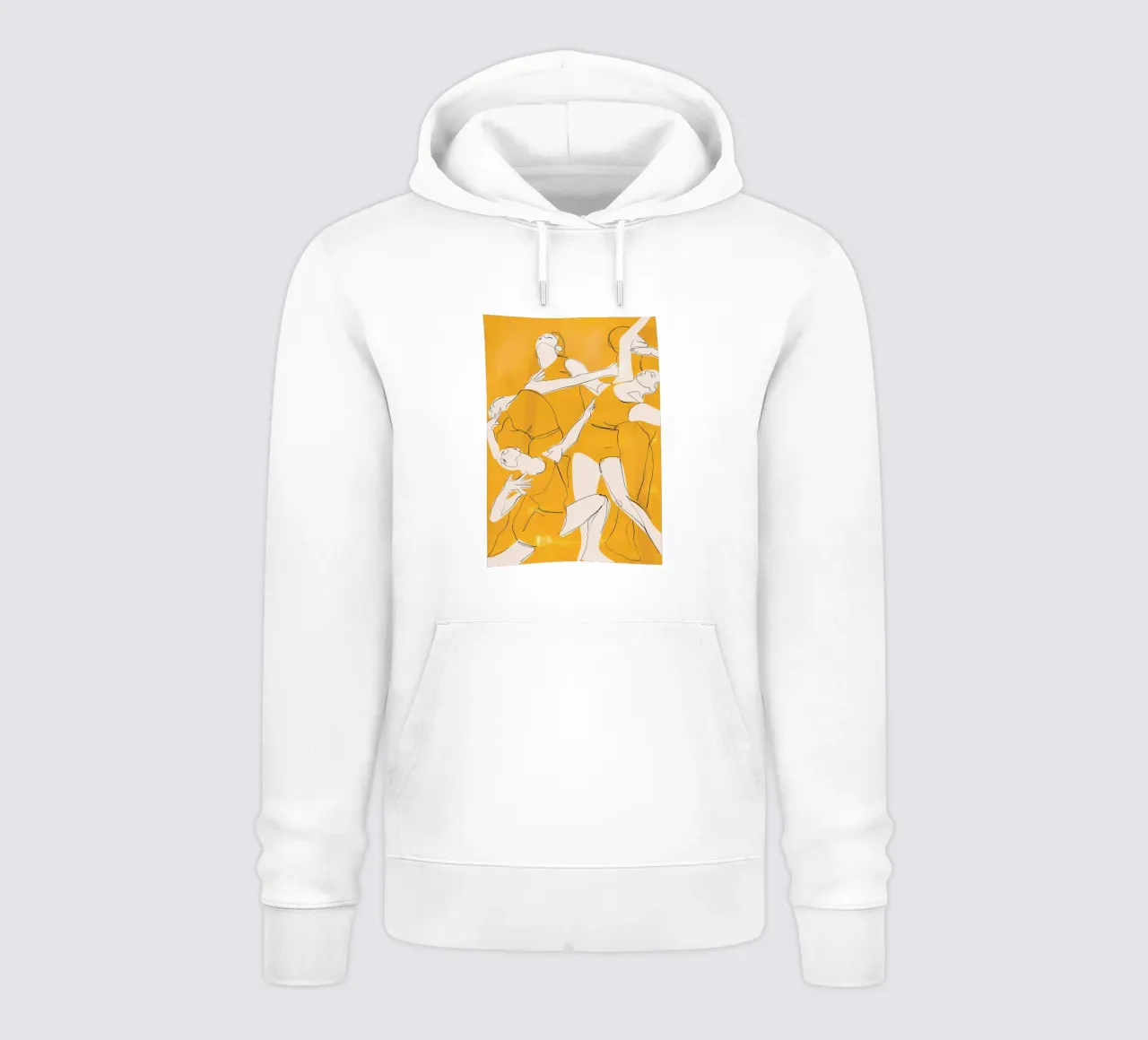 Ballare in giallo felpa con cappuccio da ThingDesign