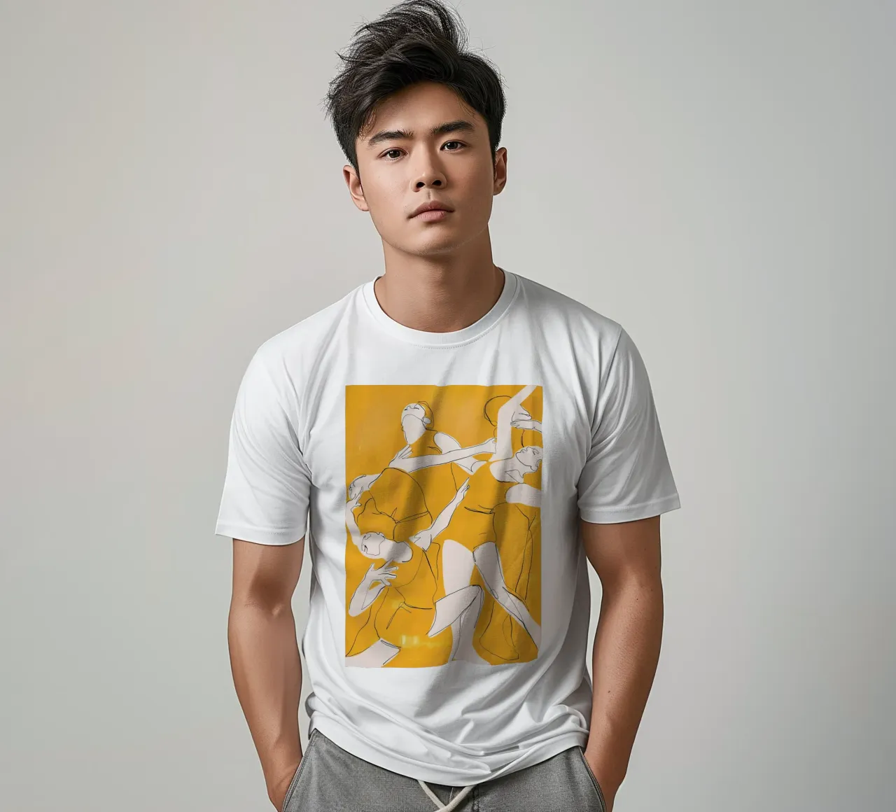 Ballare in giallo t-shirt da ThingDesign