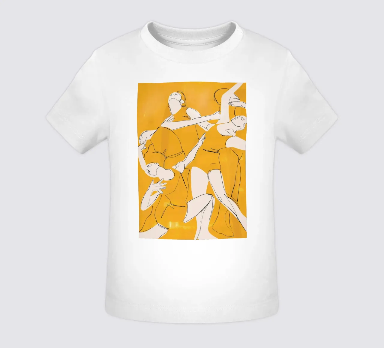 Ballare in giallo maglietta neonato da ThingDesign