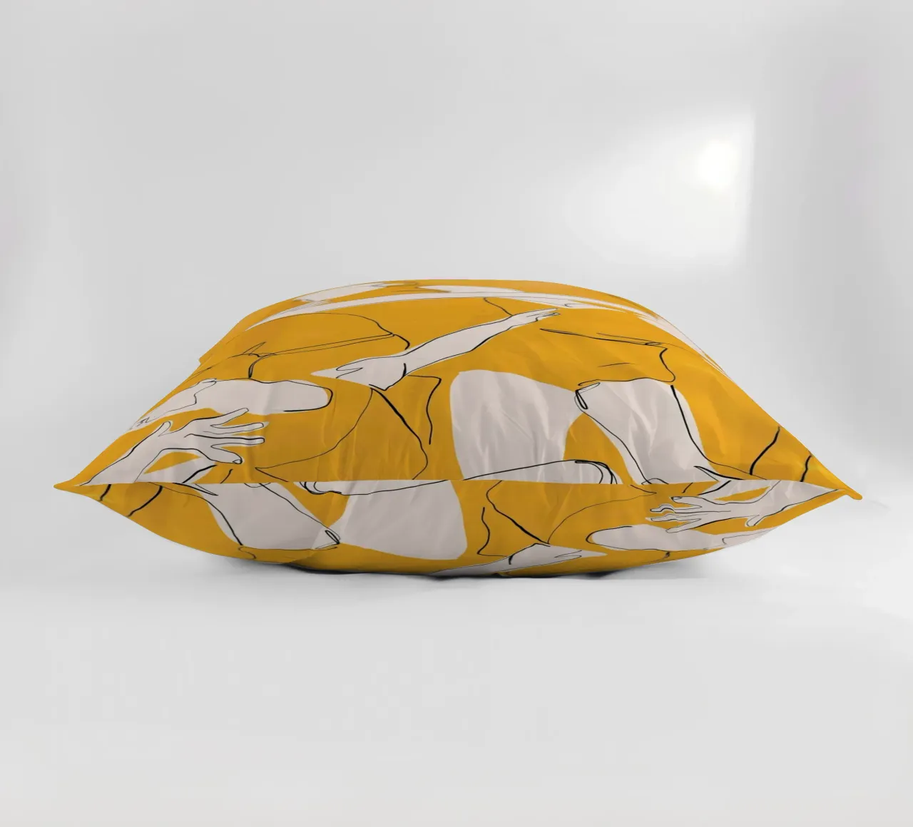 Ballare in giallo cuscino da ThingDesign