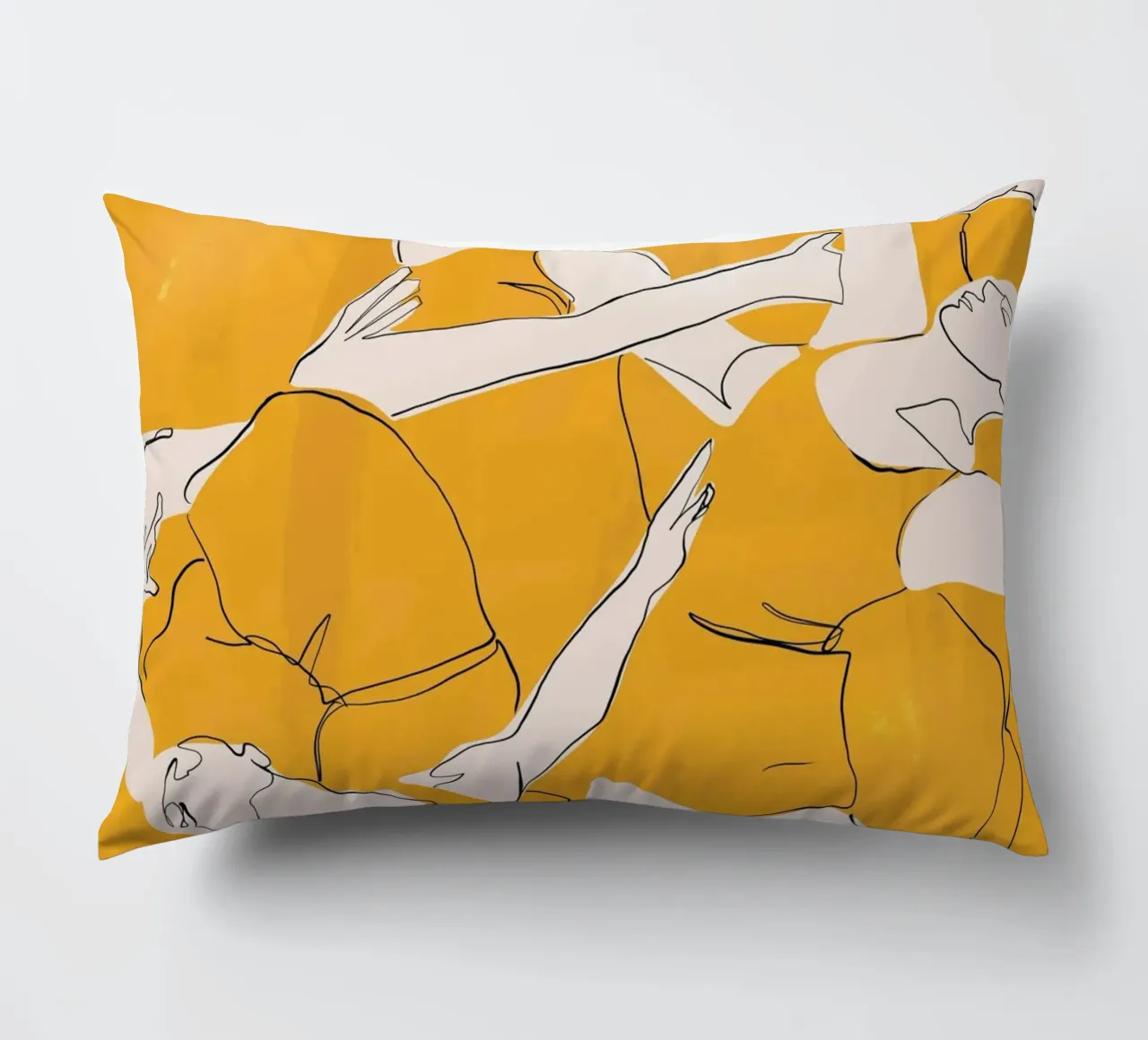 Ballare in giallo cuscino da ThingDesign