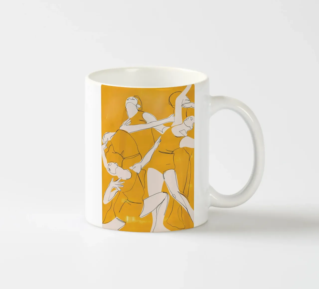 Ballare in giallo tazza in ceramica da ThingDesign
