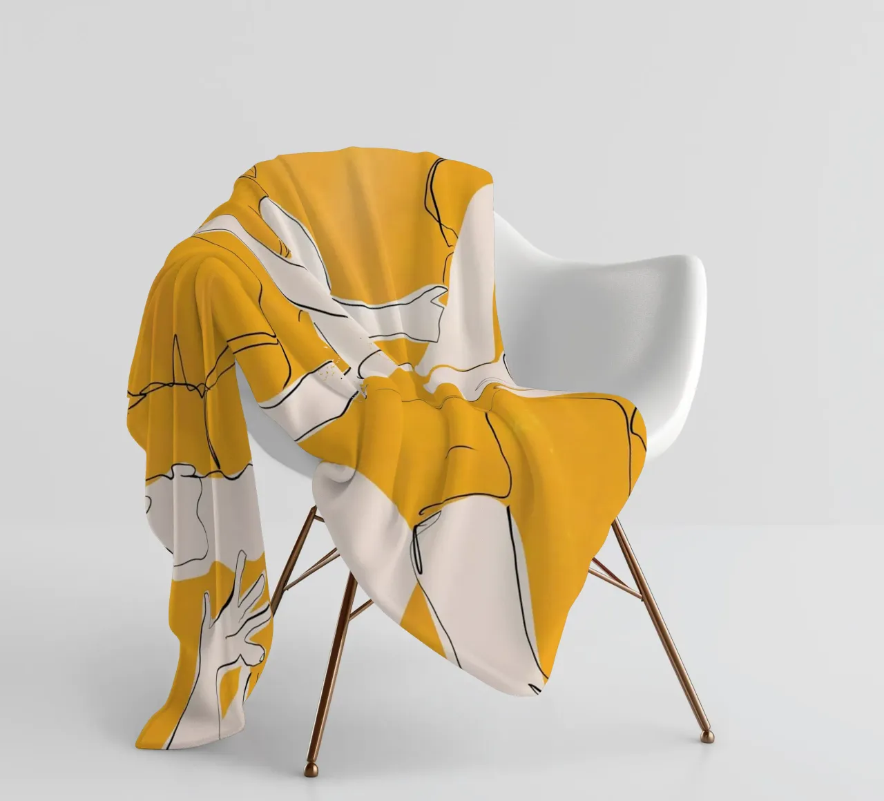 Ballare in giallo coperta in pile da ThingDesign