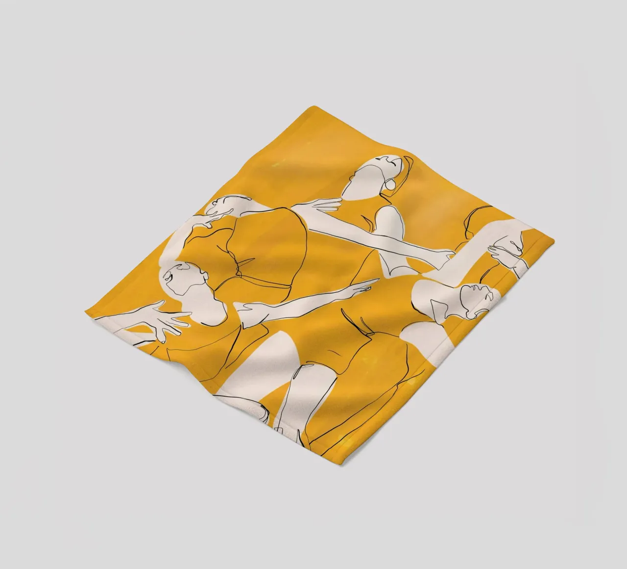 Ballare in giallo coperta in pile da ThingDesign