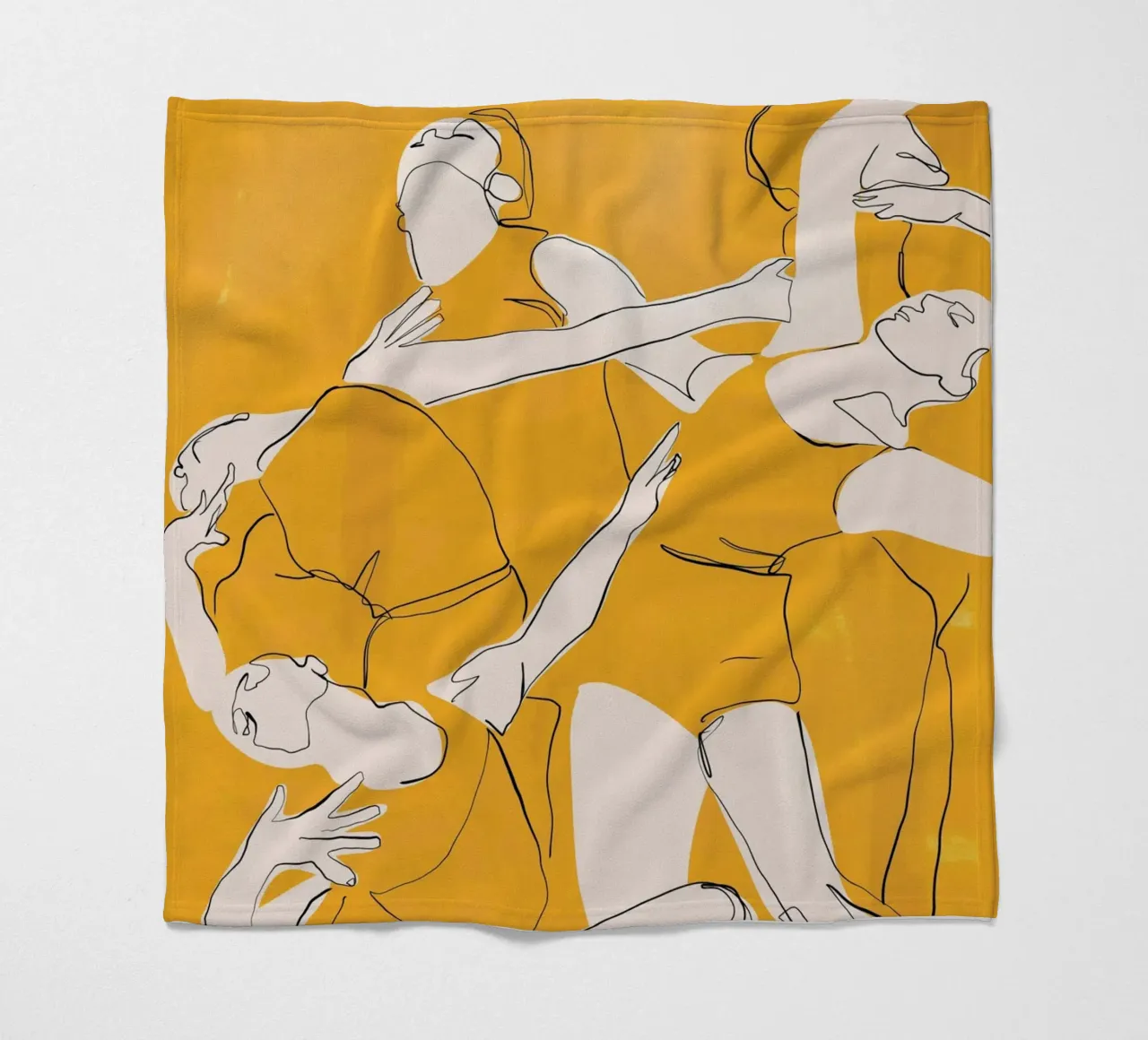 Ballare in giallo coperta in pile da ThingDesign