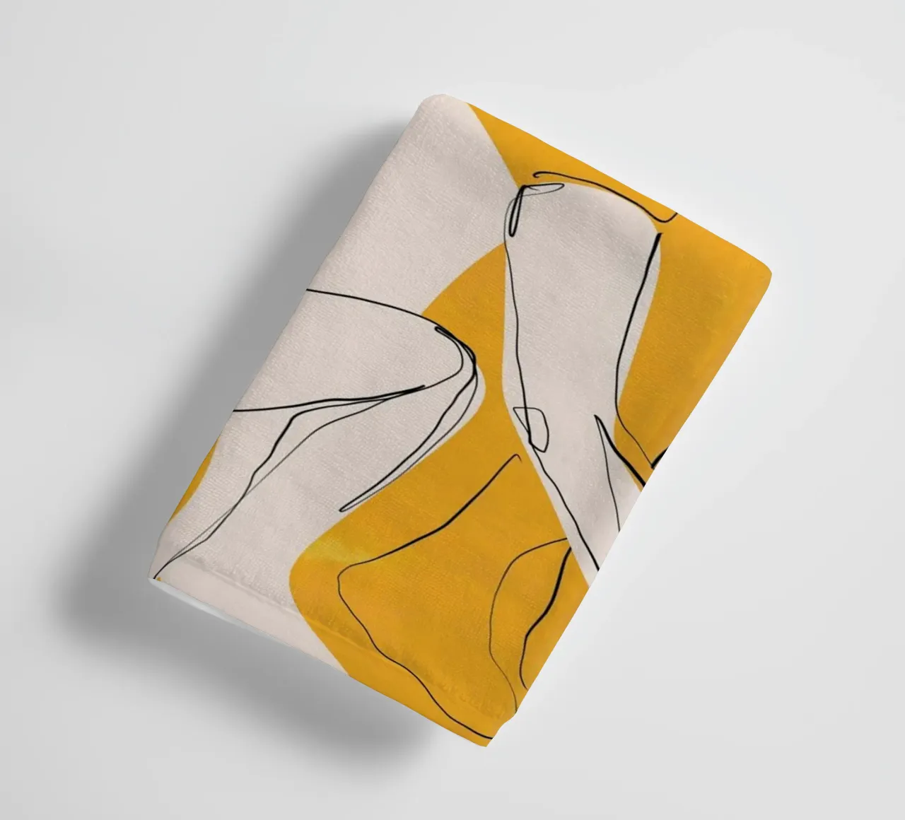 Ballare in giallo asciugamano da bagno da ThingDesign
