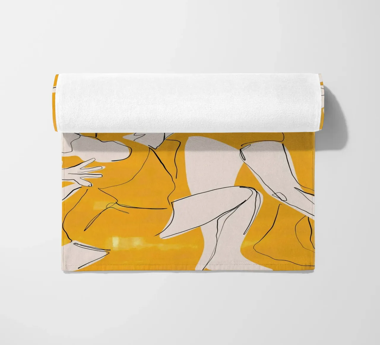 Ballare in giallo telo mare da ThingDesign