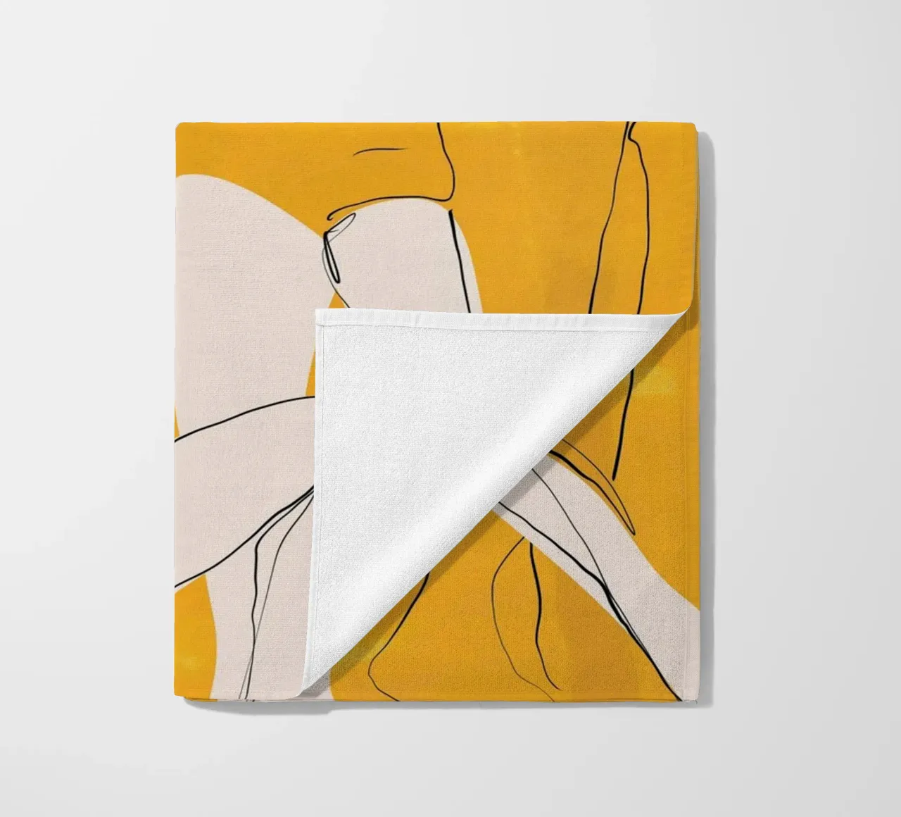 Ballare in giallo telo mare da ThingDesign