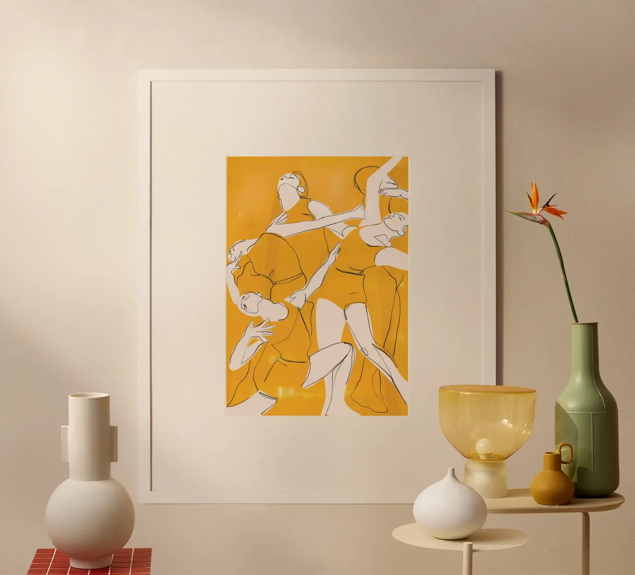 Danser en jaune hahnemühle de ThingDesign
