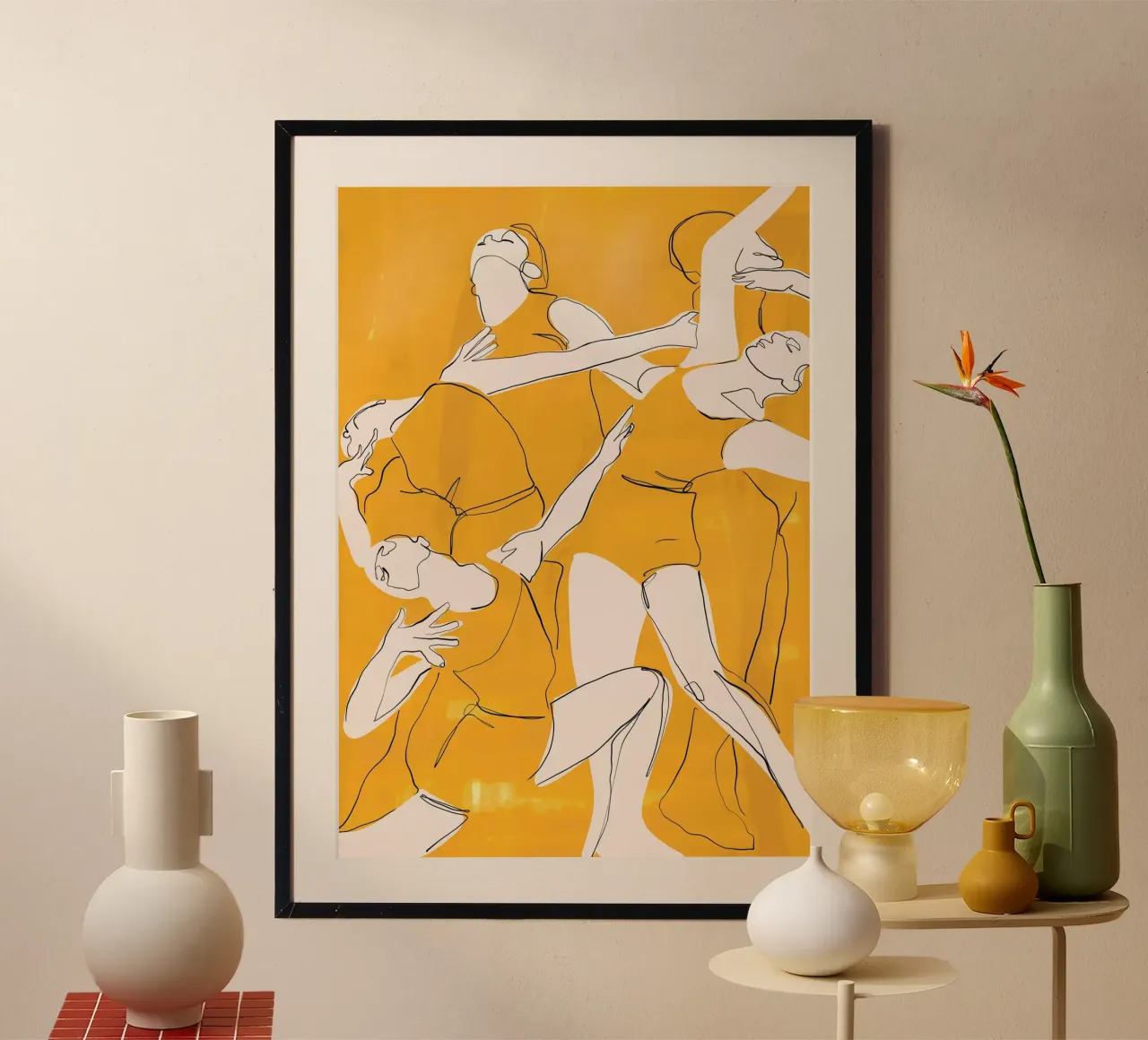 Danser en jaune hahnemühle de ThingDesign