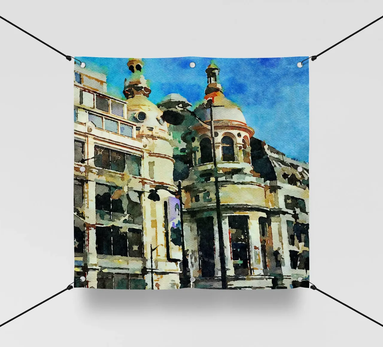 A Parigi telo in pvc da Massimo Frascogna