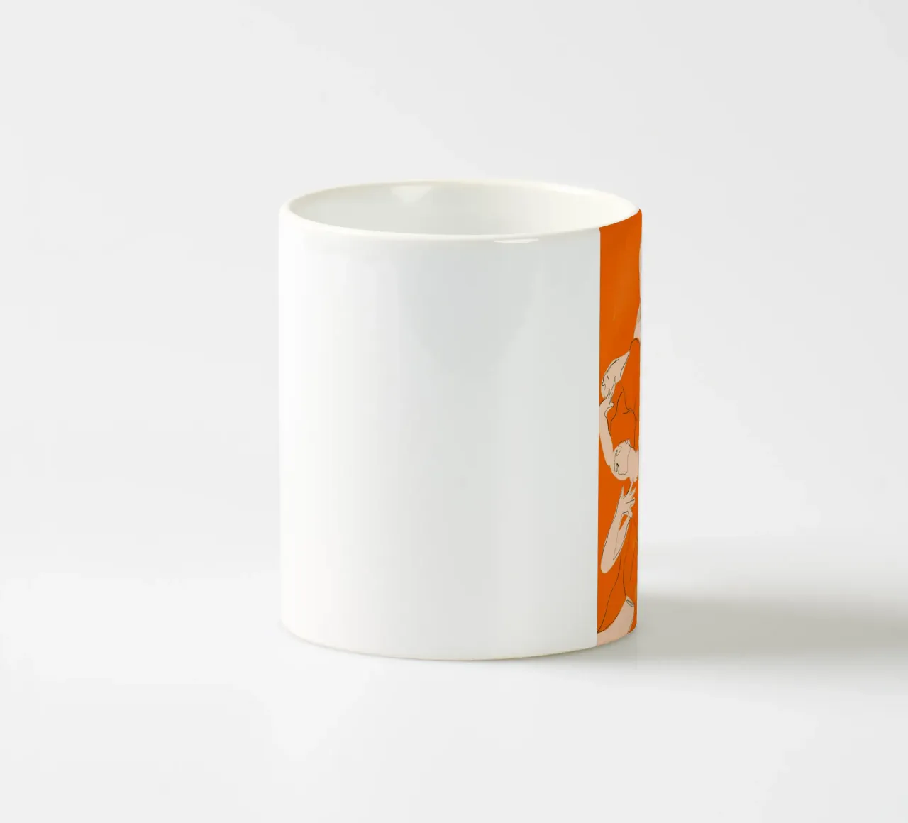 Ballare in arancione tazza in ceramica da ThingDesign