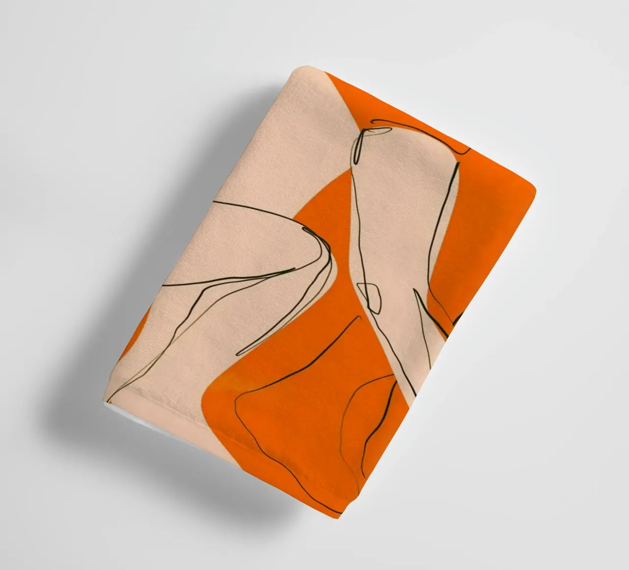 Ballare in arancione asciugamano da bagno da ThingDesign