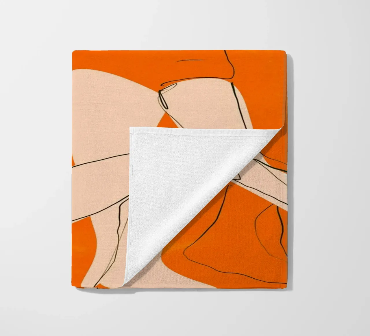 Ballare in arancione telo mare da ThingDesign