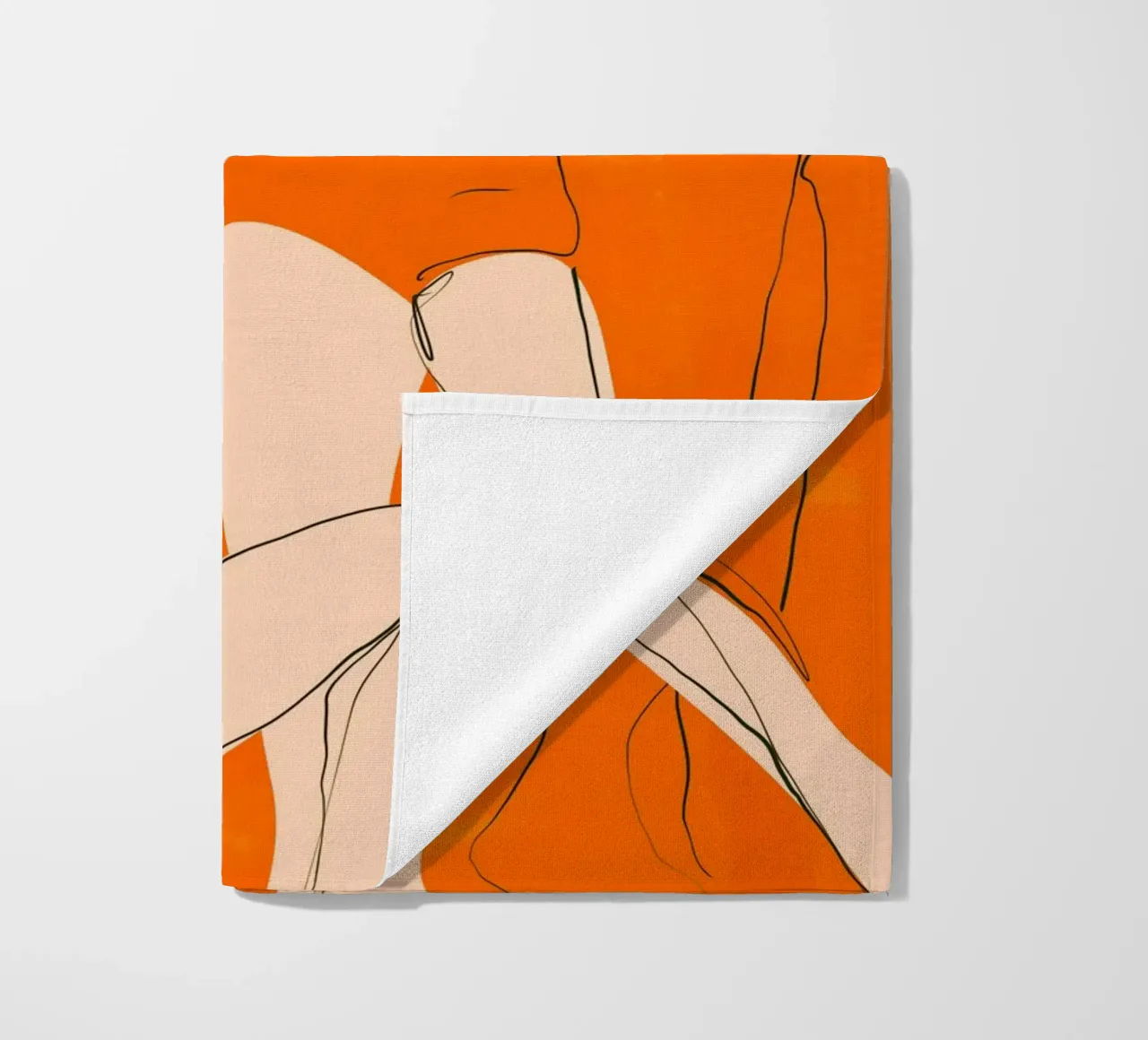 Ballare in arancione telo mare da ThingDesign