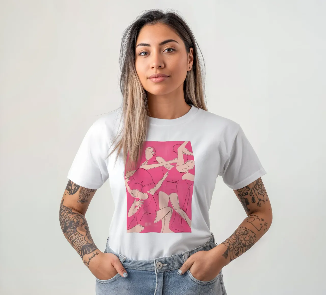 Ballare in rosa t-shirt da ThingDesign