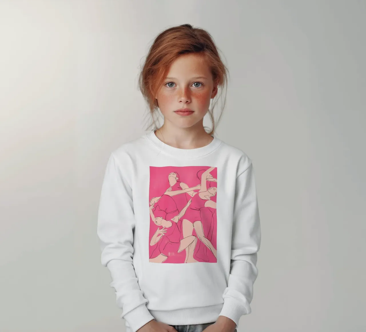 Ballare in rosa felpa bambino da ThingDesign