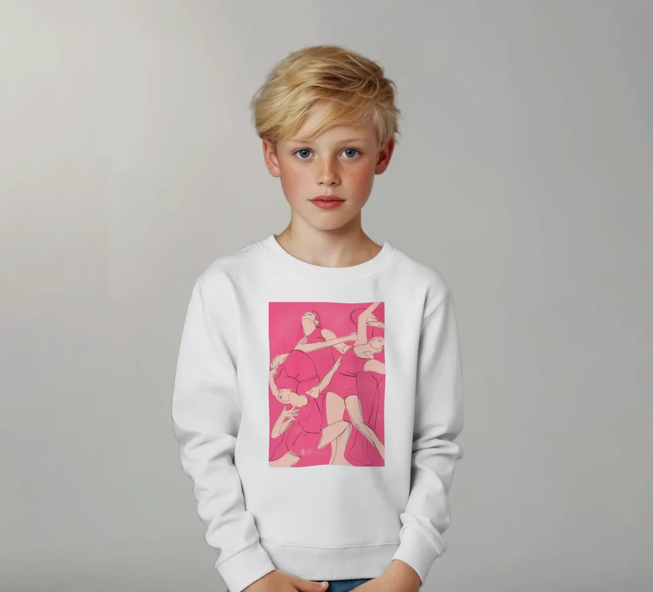 Ballare in rosa felpa bambino da ThingDesign