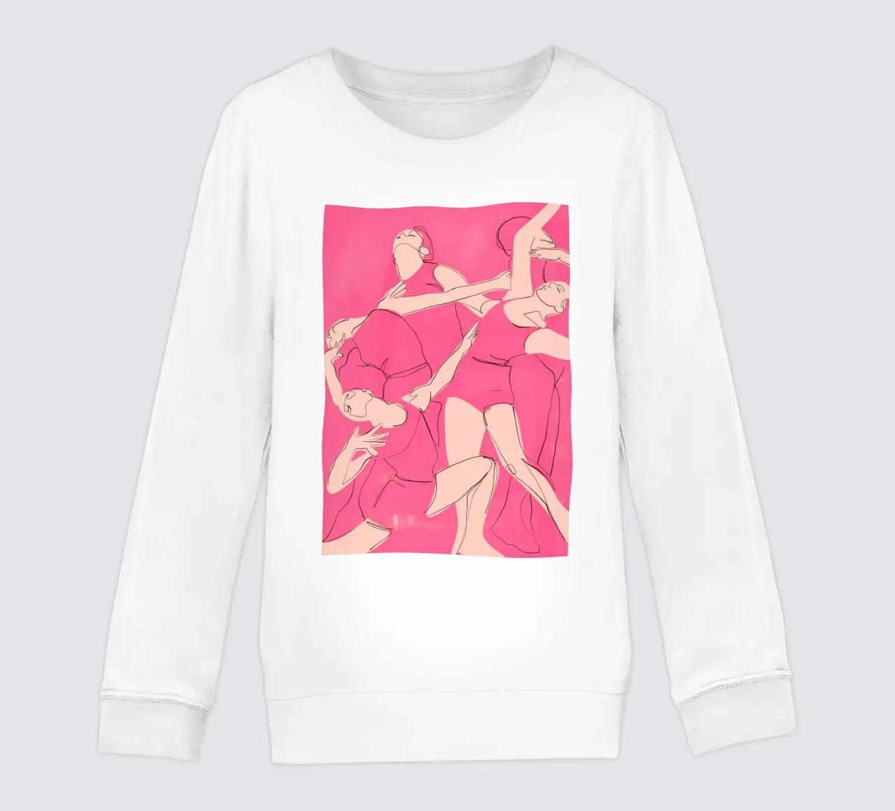 Ballare in rosa felpa bambino da ThingDesign
