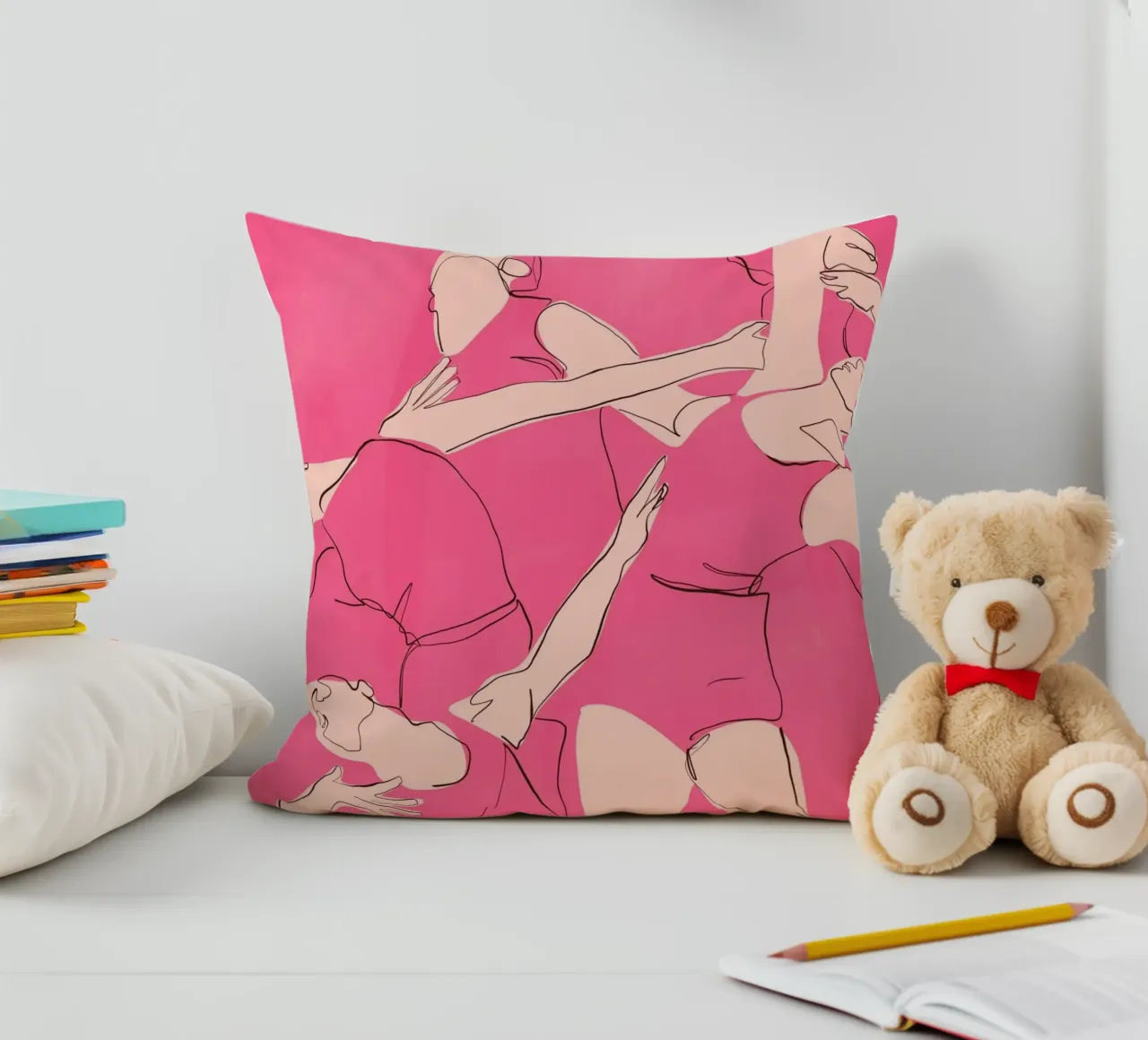 Ballare in rosa cuscino da ThingDesign