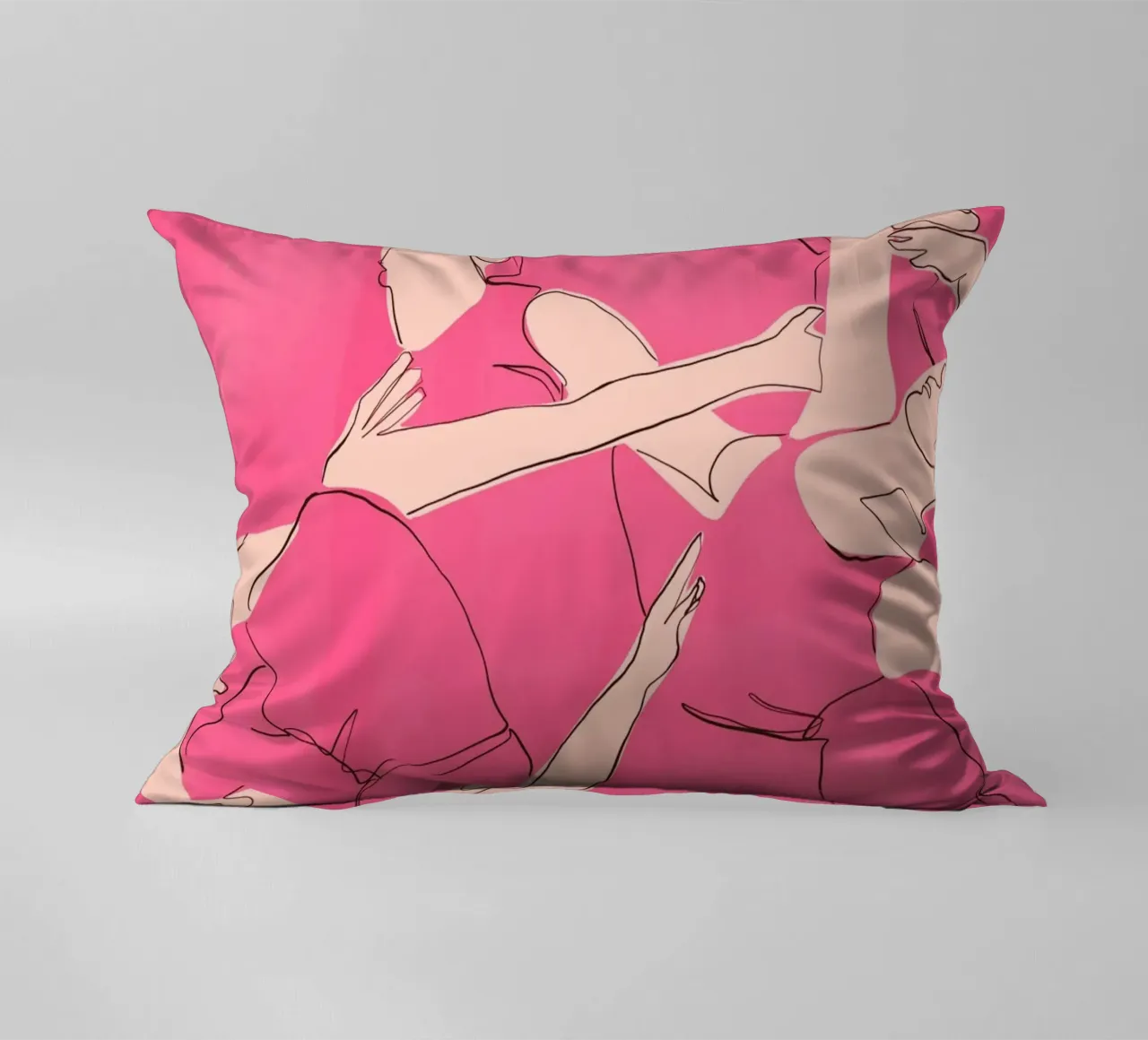 Ballare in rosa cuscino da ThingDesign