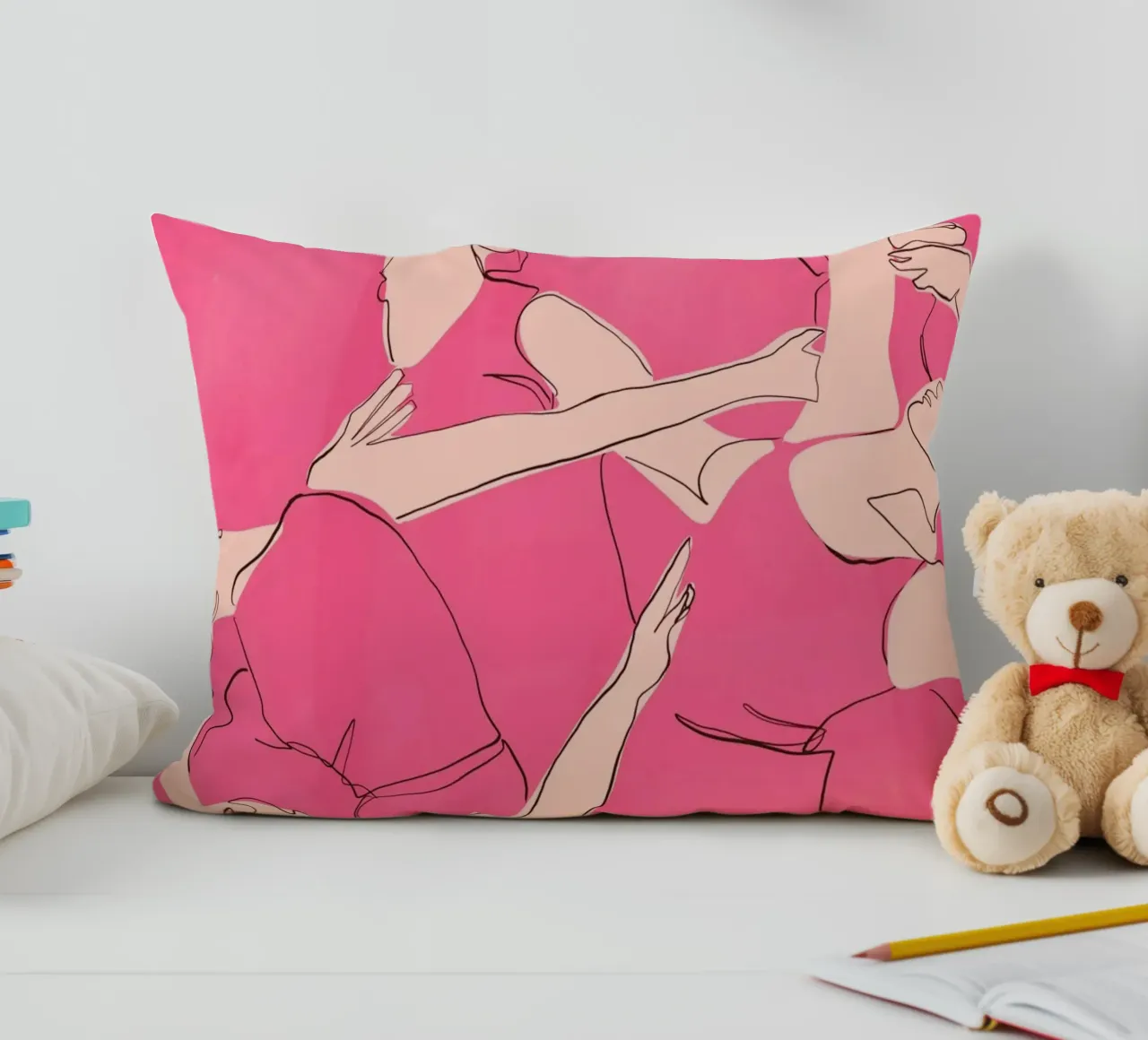 Ballare in rosa cuscino da ThingDesign