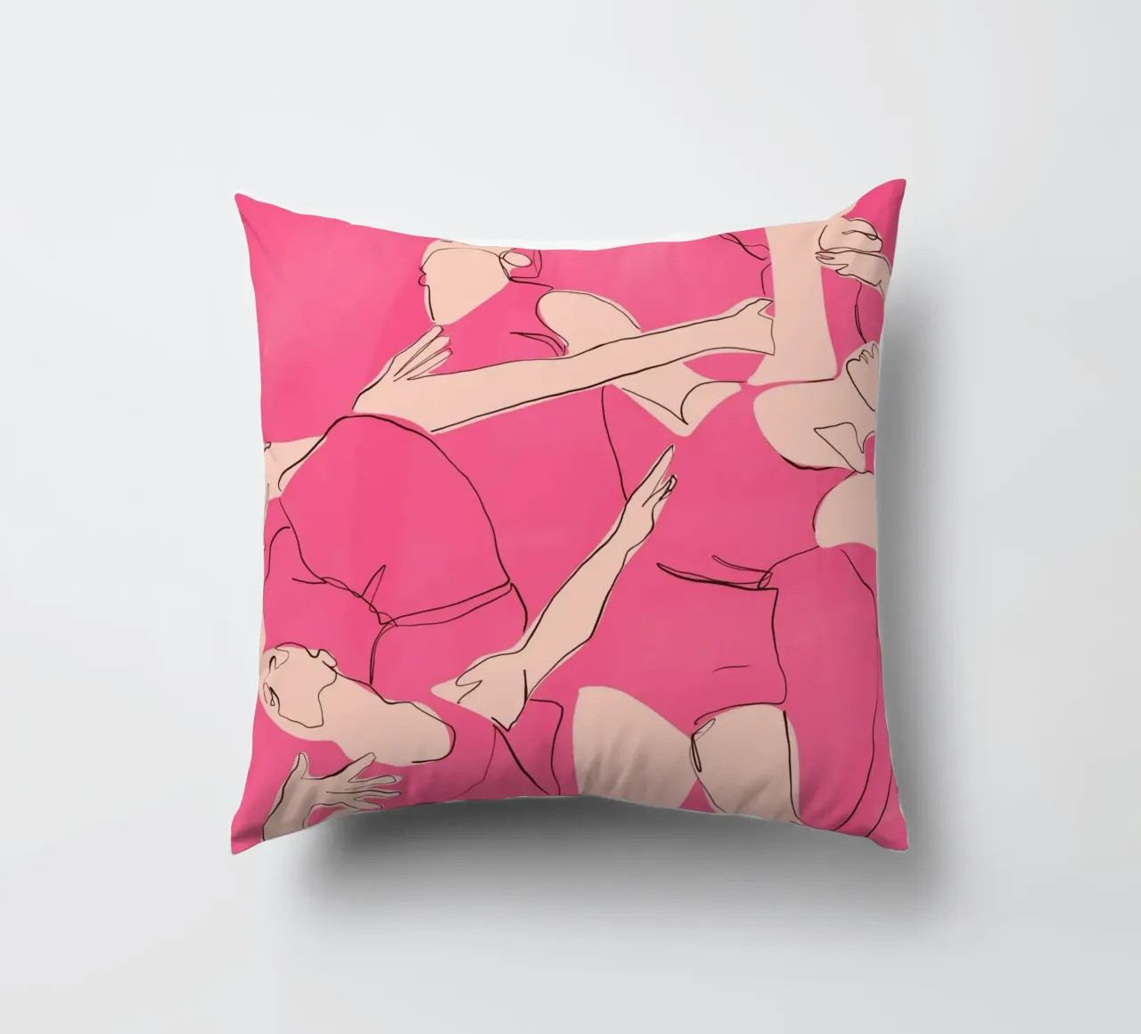 Ballare in rosa cuscino da ThingDesign