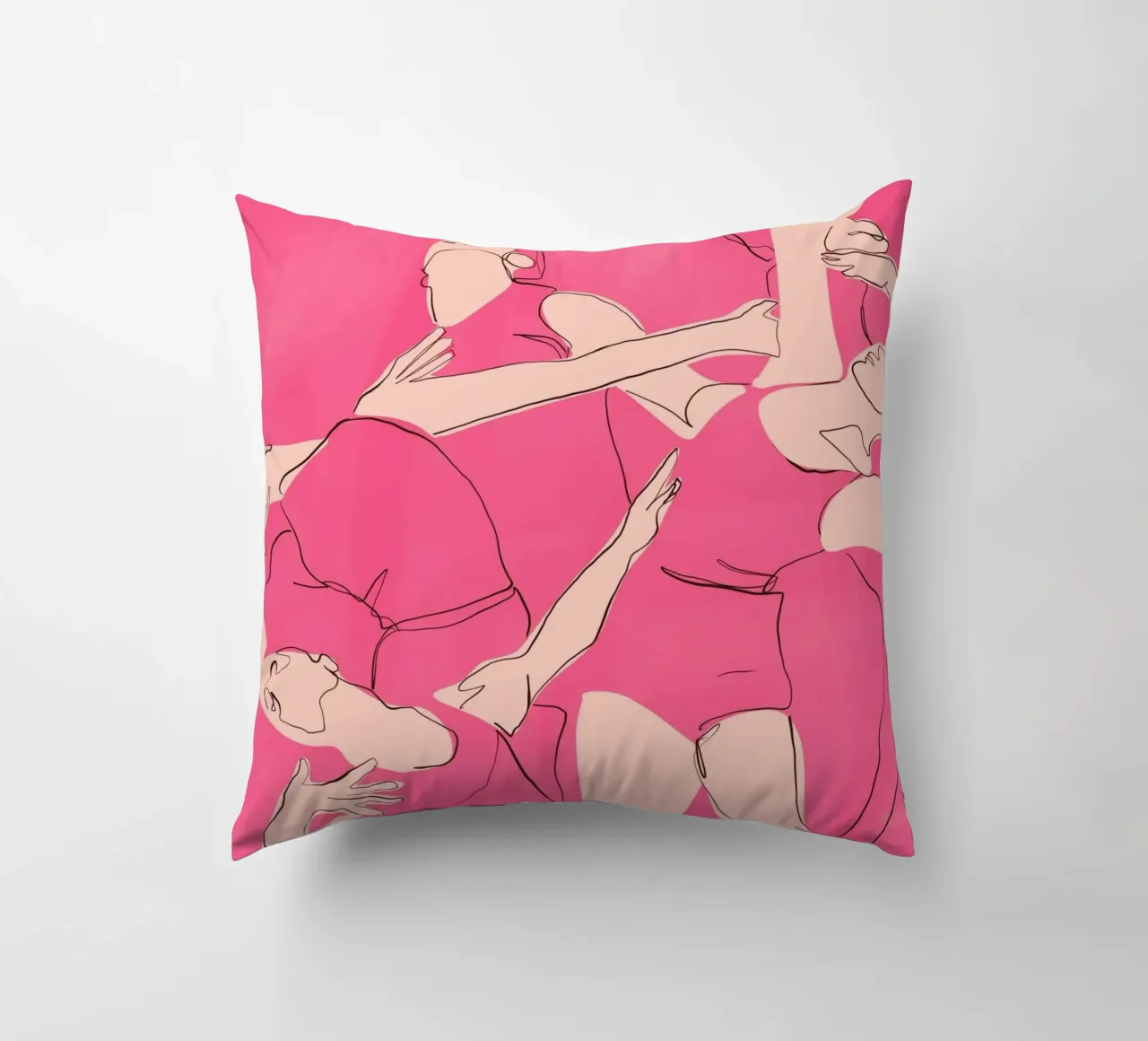 Ballare in rosa cuscino da ThingDesign