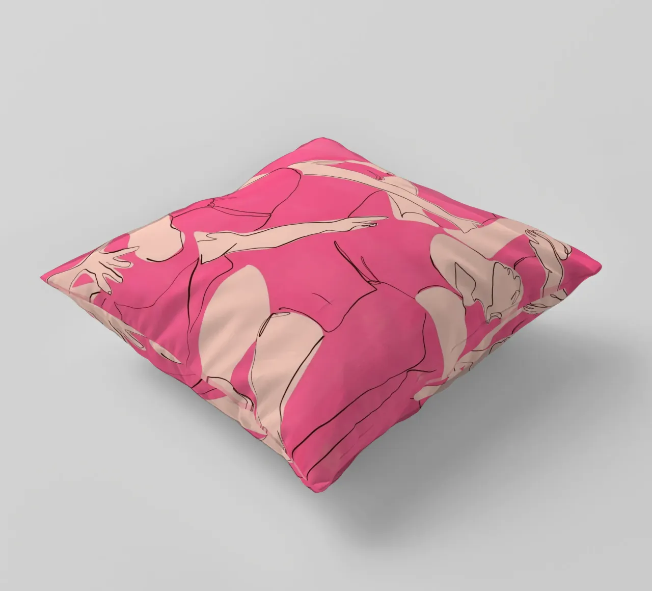 Ballare in rosa cuscino da ThingDesign
