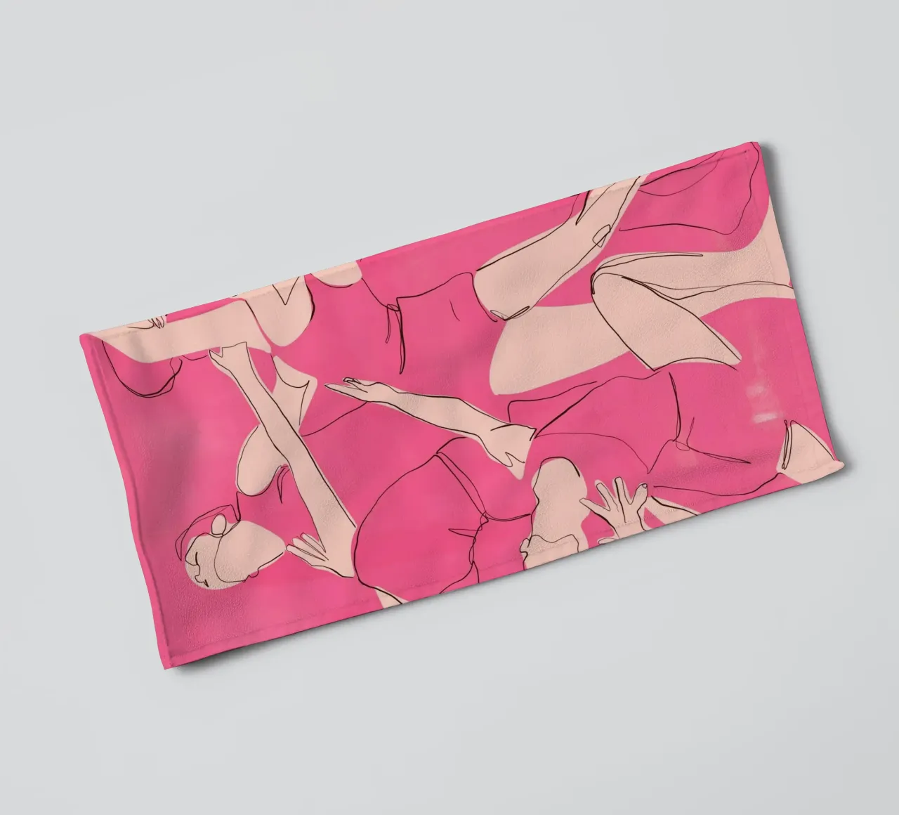 Ballare in rosa asciugamano da bagno da ThingDesign