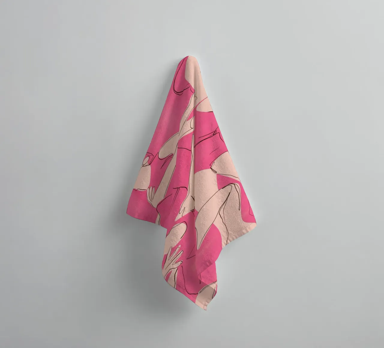 Ballare in rosa asciugamano da bagno da ThingDesign