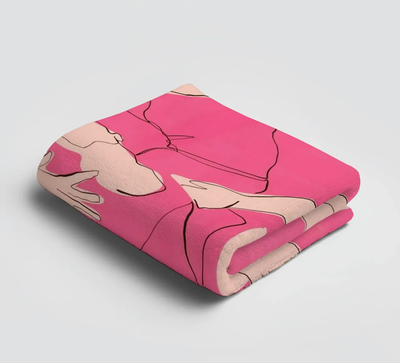 Ballare in rosa asciugamano da bagno da ThingDesign
