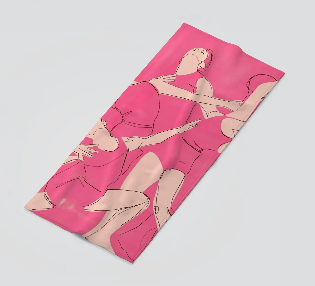 Ballare in rosa telo mare da ThingDesign