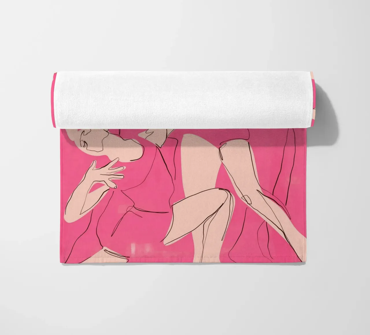 Ballare in rosa telo mare da ThingDesign
