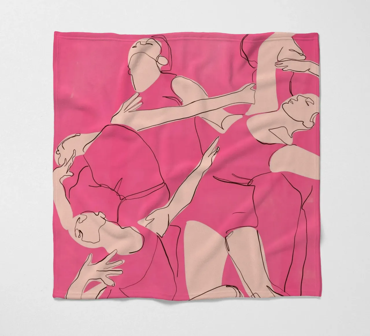 Ballare in rosa coperta in pile da ThingDesign