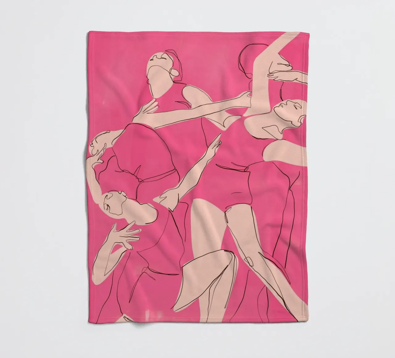 Ballare in rosa coperta in pile da ThingDesign