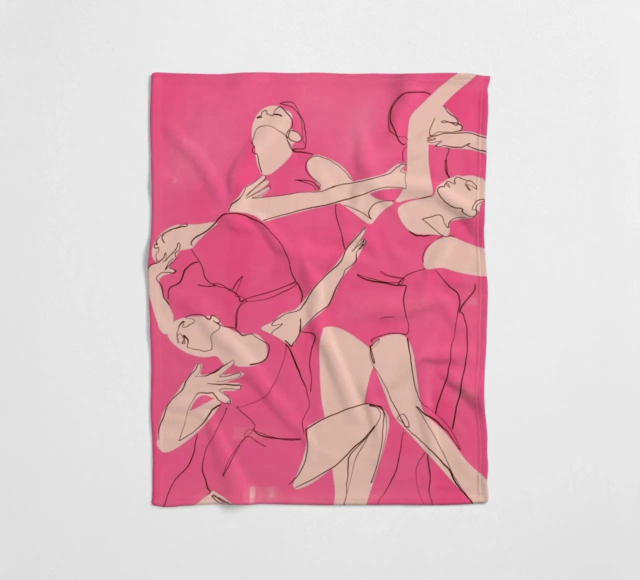 Ballare in rosa coperta in pile da ThingDesign
