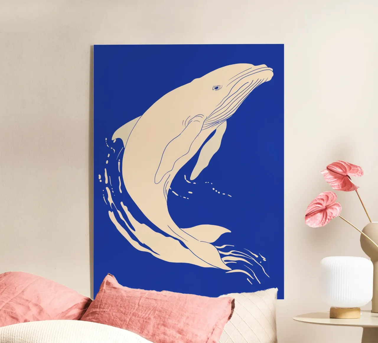 Balena blu plexiglass da ThingDesign