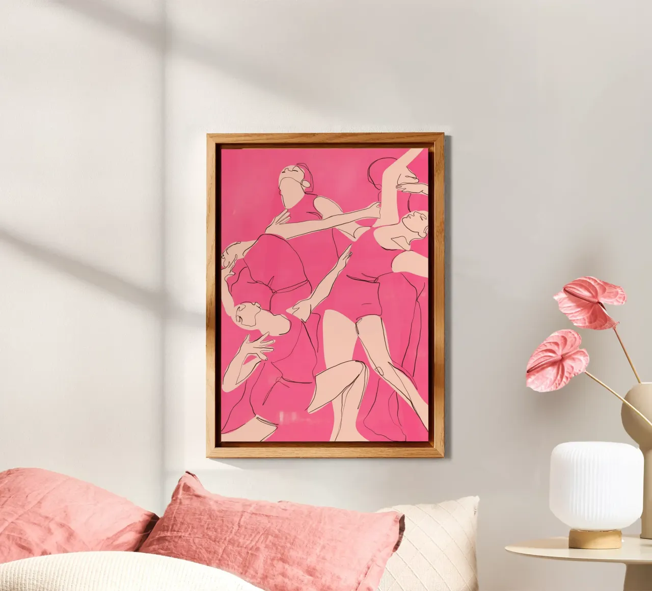 Ballare in rosa alluminio dibond da ThingDesign