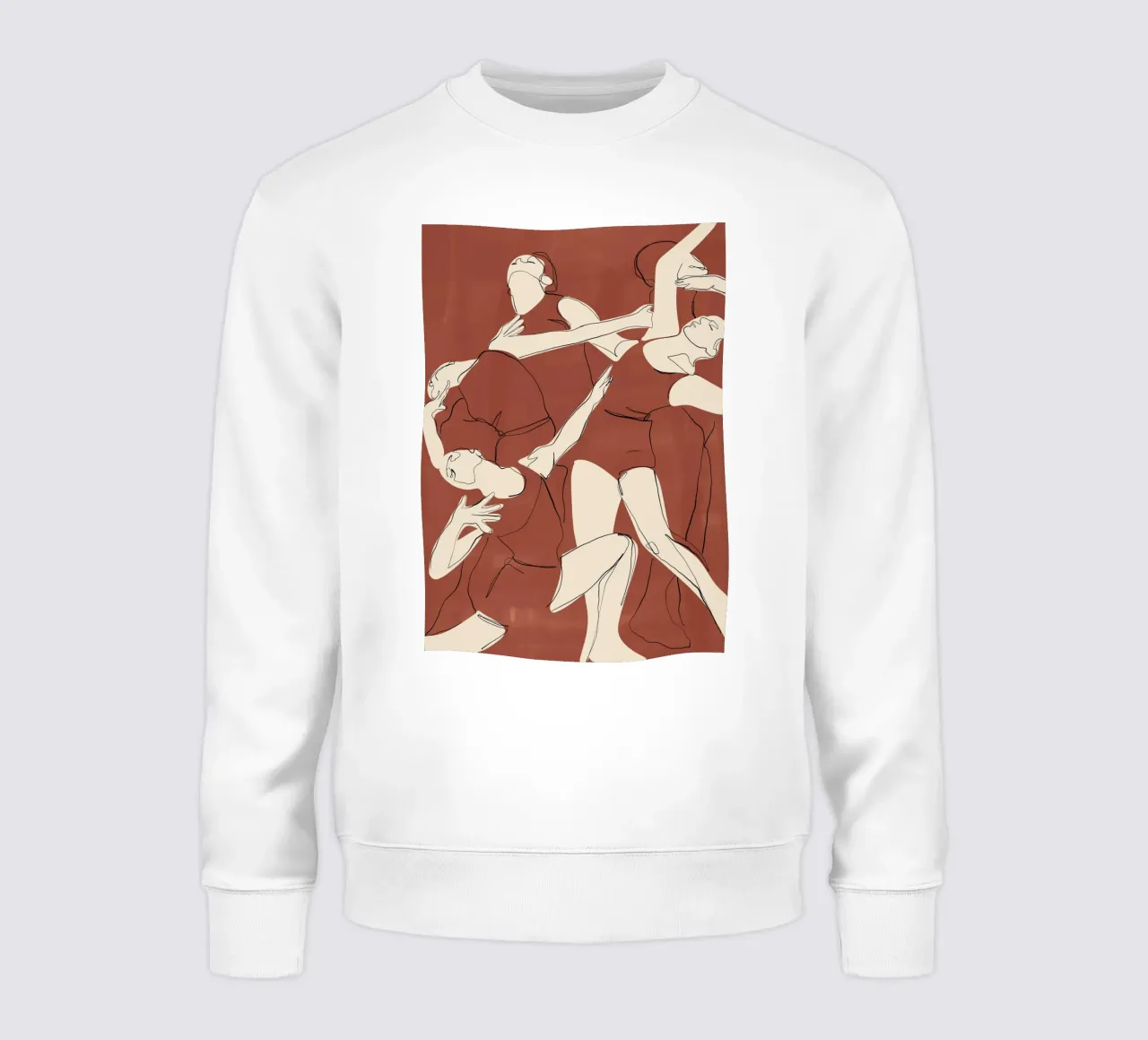 Danza in terracotta felpa da ThingDesign