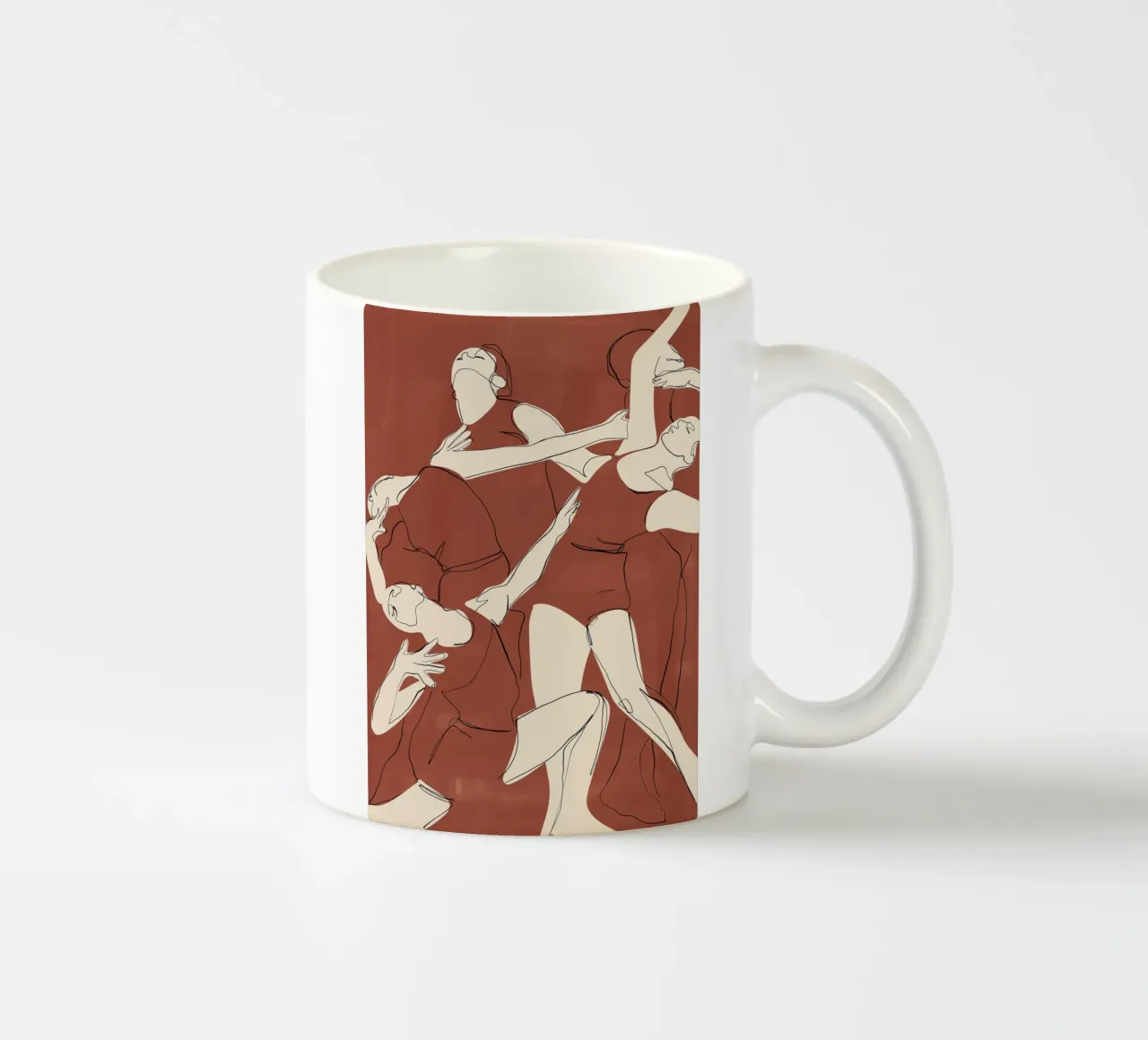 Danza in terracotta tazza in ceramica da ThingDesign