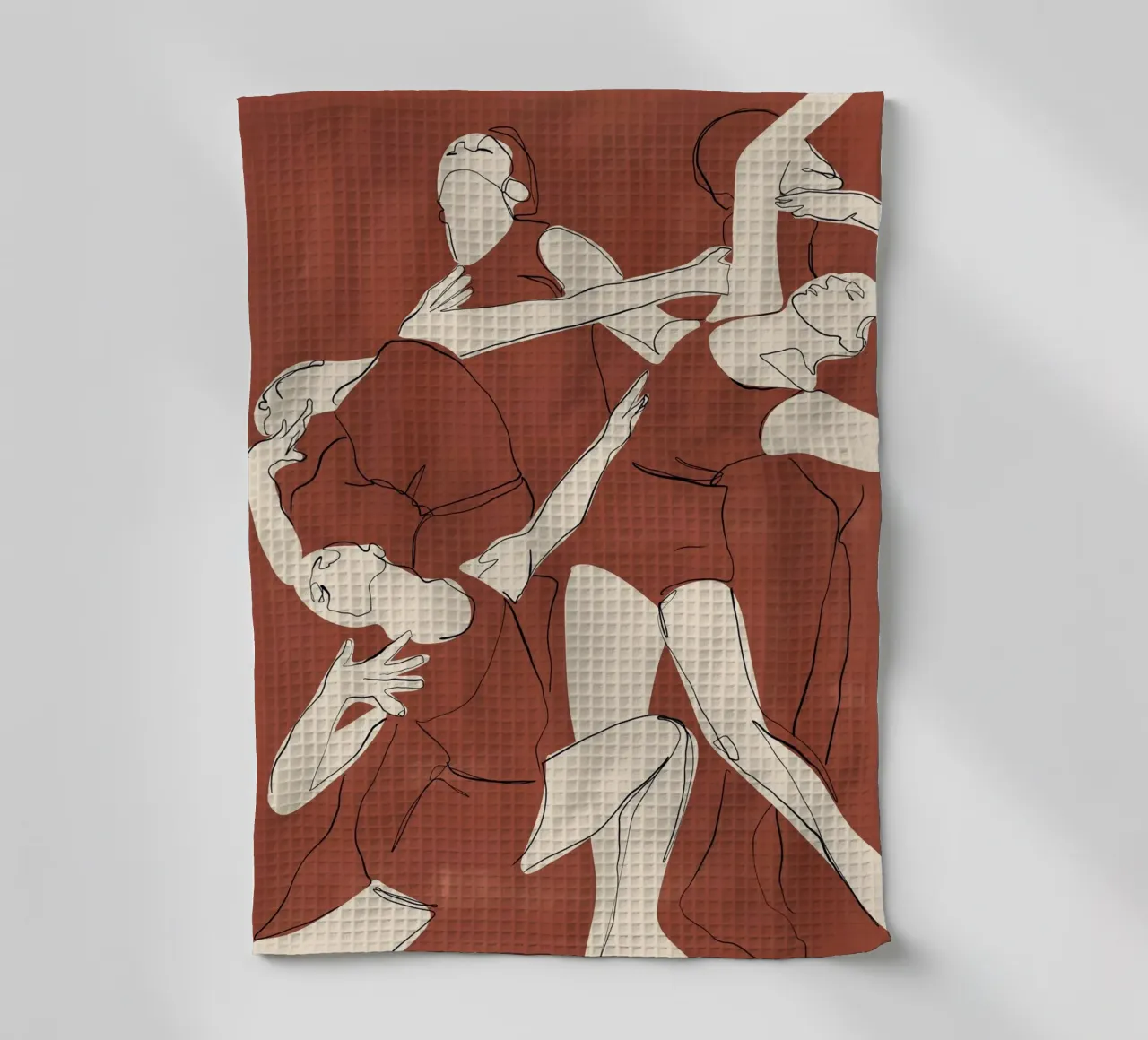 Danser en terre cuite torchon de ThingDesign