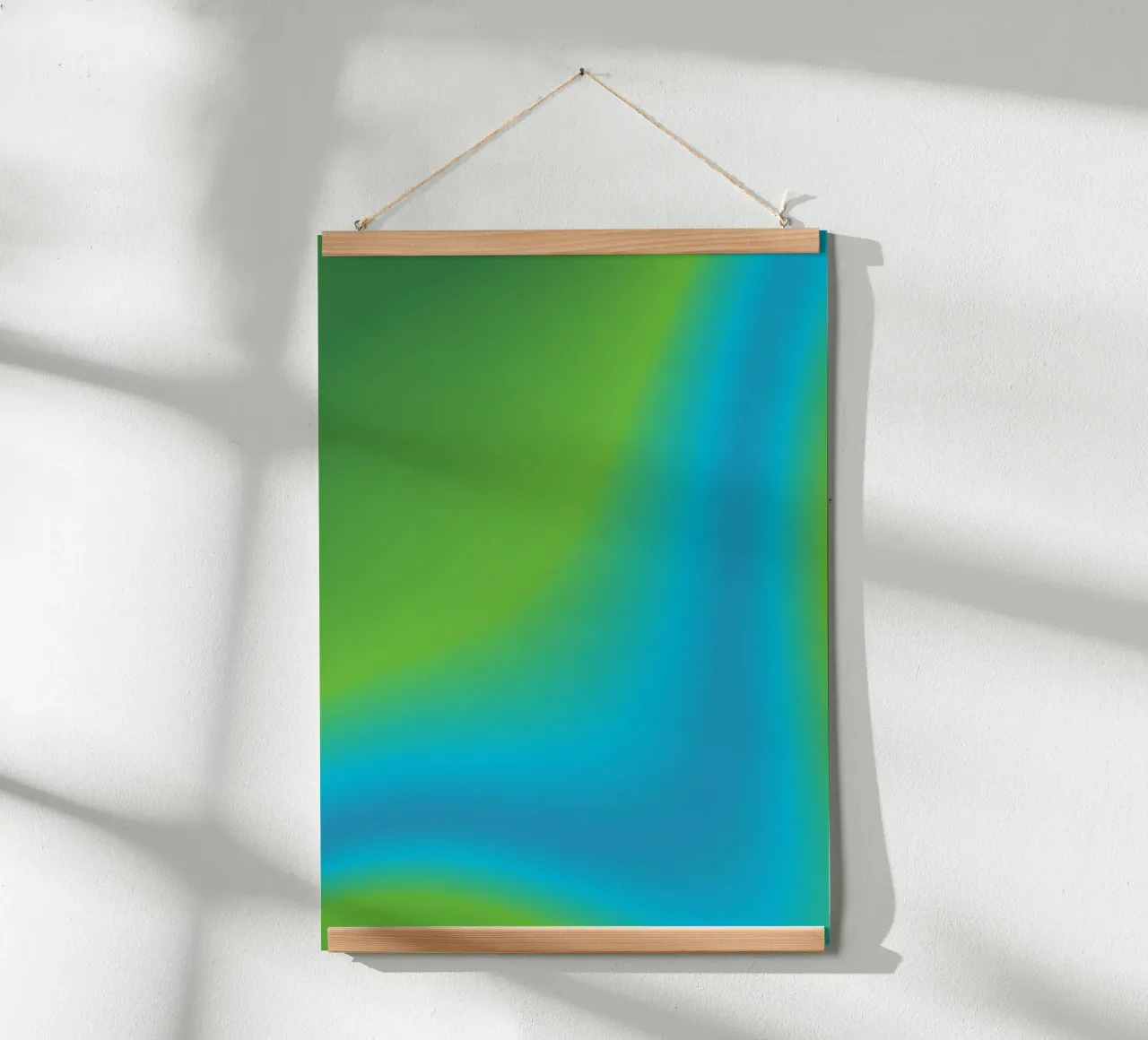 REWARDS OF ENJOYING THE UNKOWN poster avec cadre en aluminium de ÂME LIBRE STUDIO