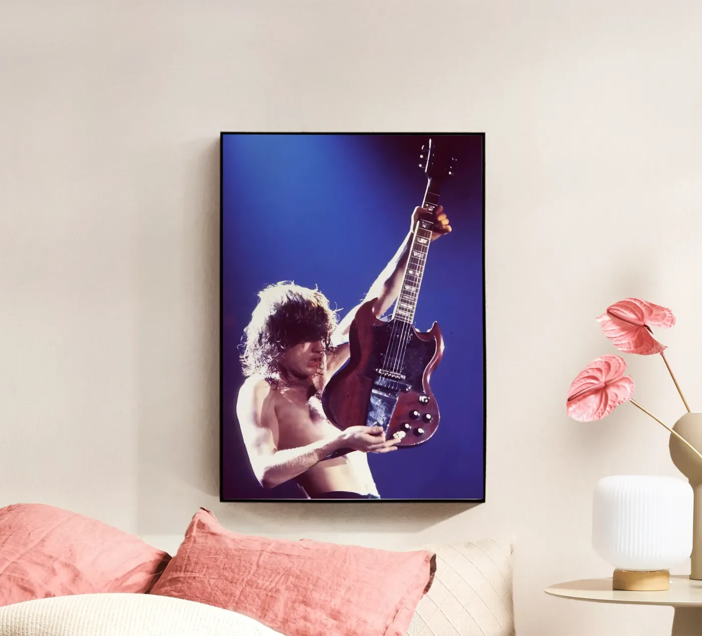 Angus Young plexiglass da Digital Street art
