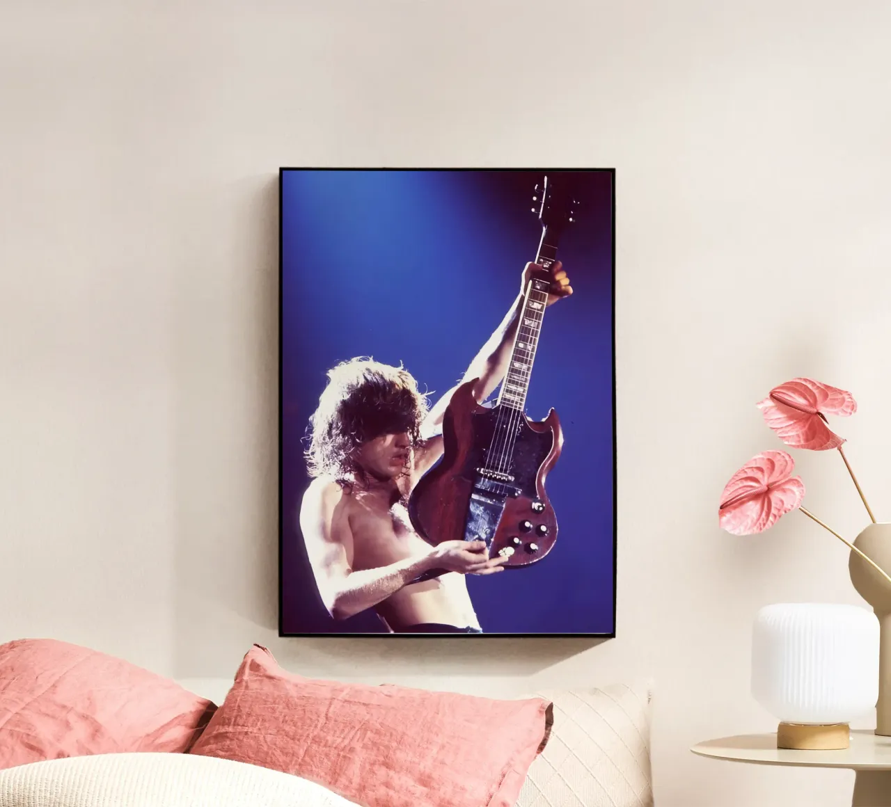 Angus Young plexiglass da Digital Street art