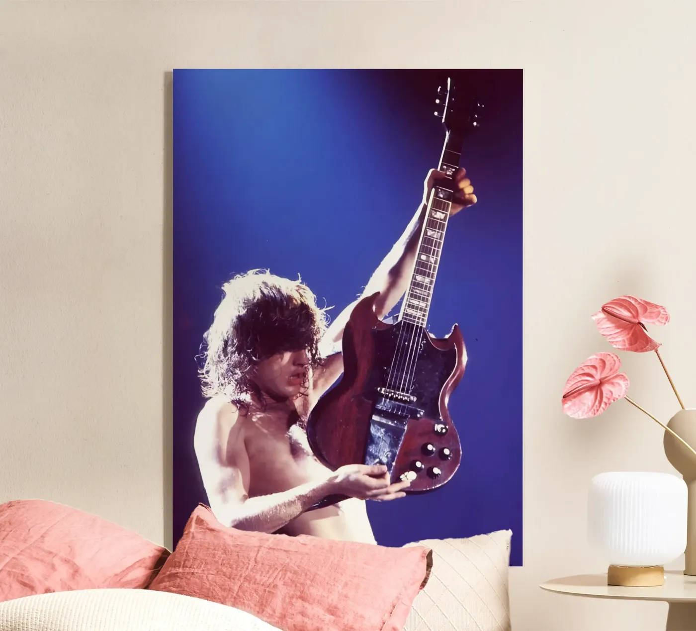 Angus Young plexiglass da Digital Street art