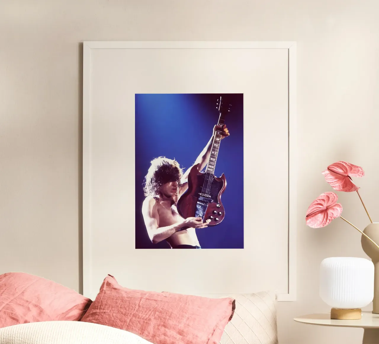 Angus Young poster da Digital Street art