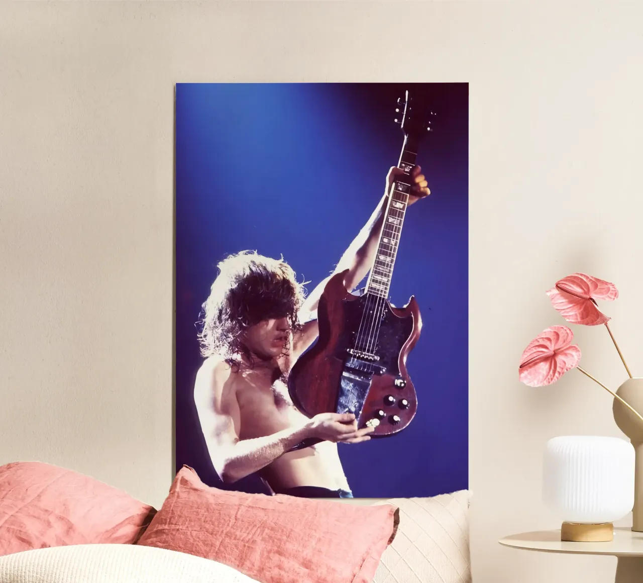 Angus Young poster da Digital Street art