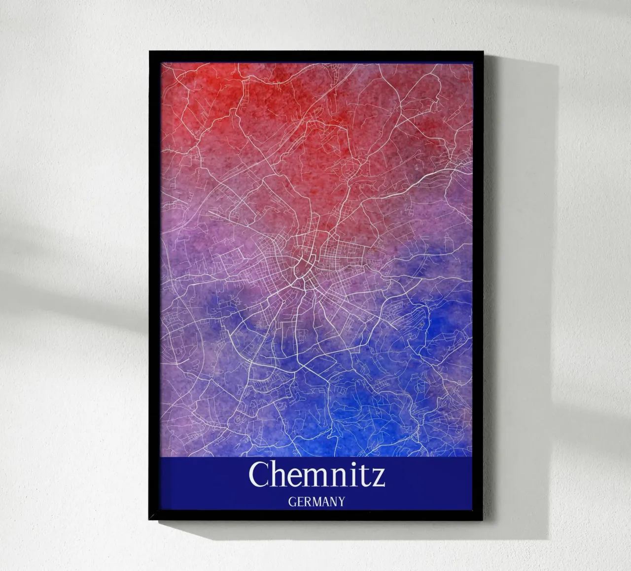Chemnitz GERMANY poster da WorldPrint