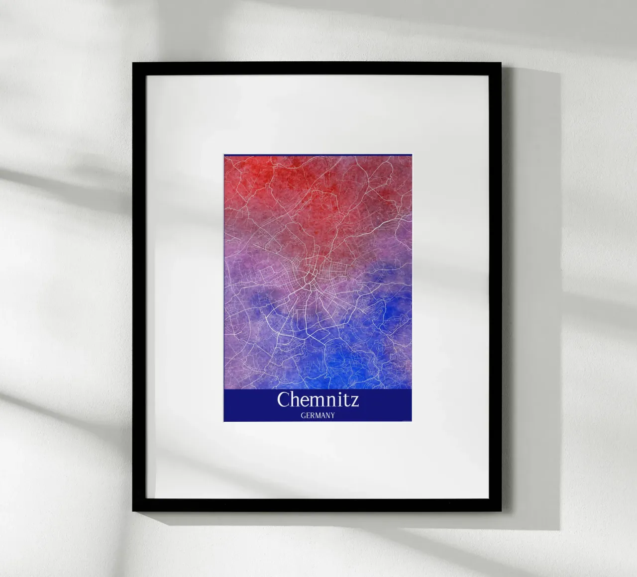 Chemnitz GERMANY poster da WorldPrint